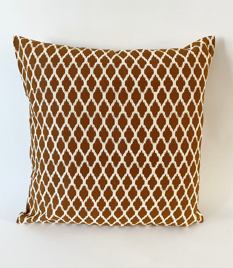 Lattice Pillow Covers -Brown