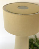 Olive Linen Table Lamp