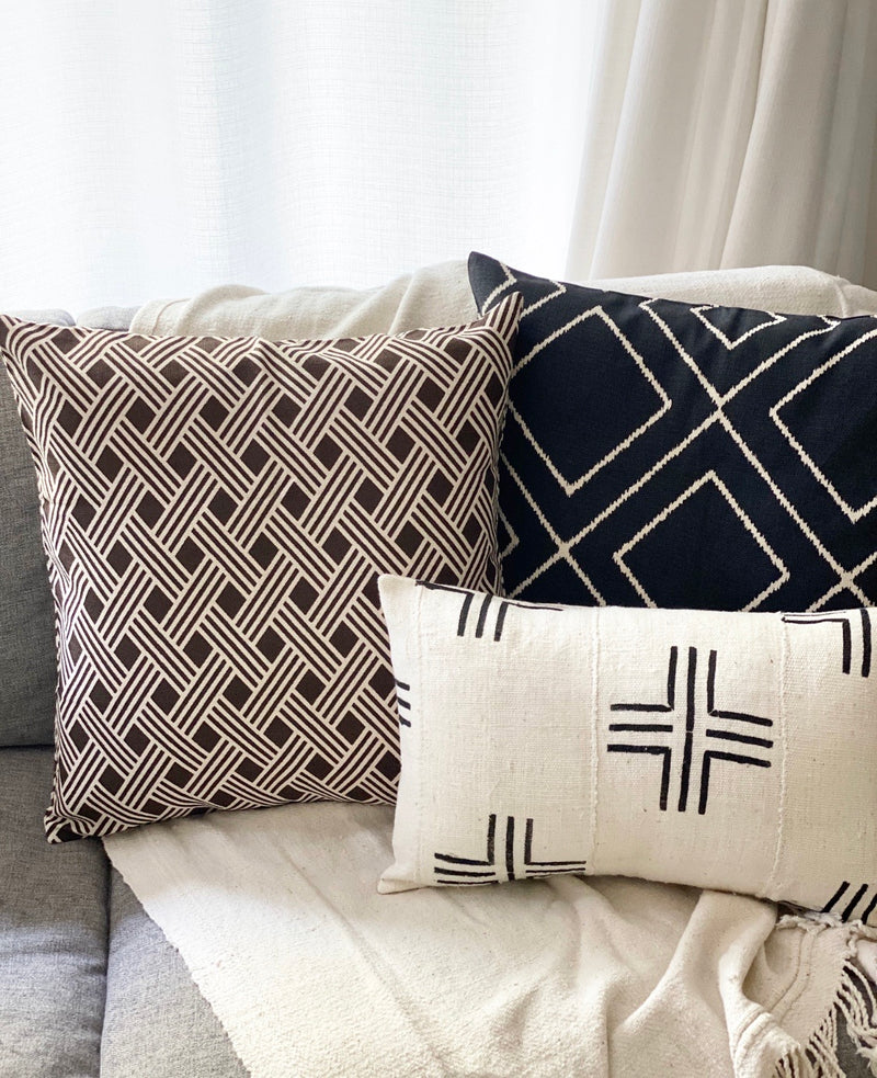 Organic Cotton Weave Pillow Covers