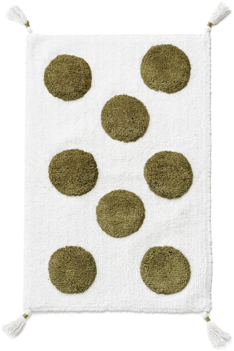 Polka Dot Bath Mat
