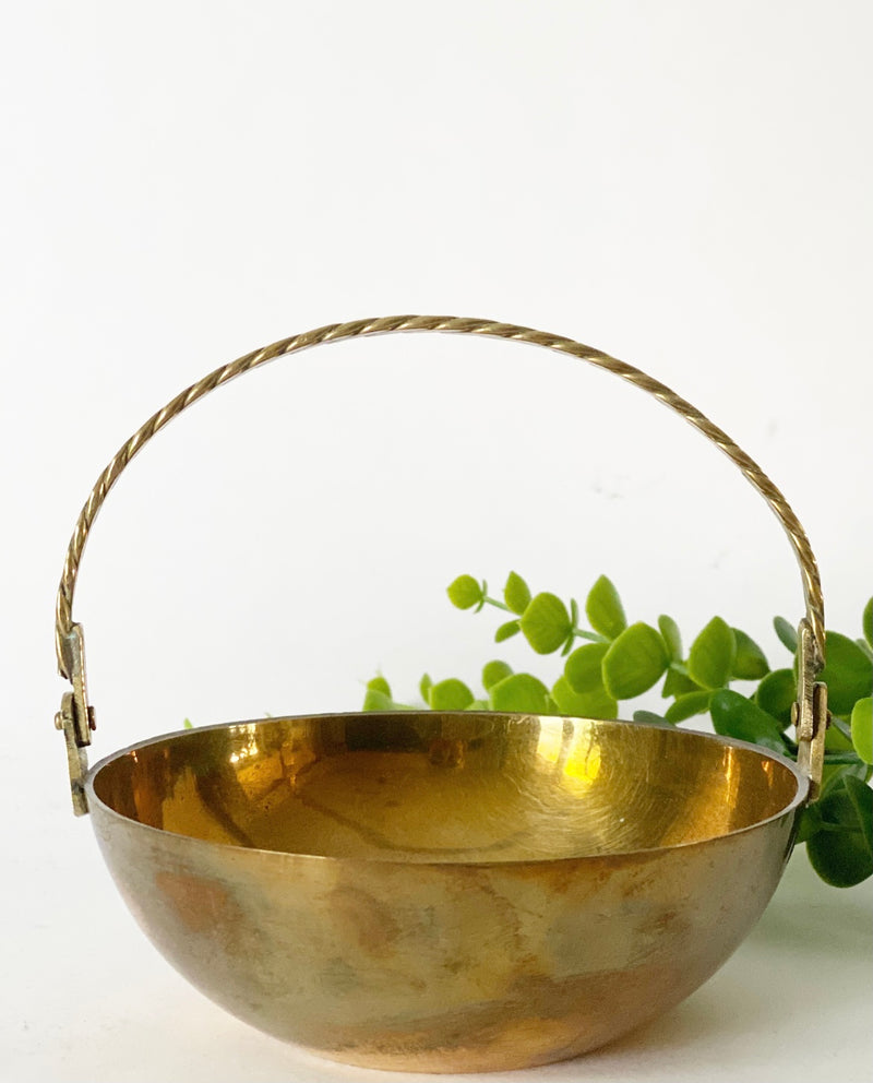 Brass Dish with Handle