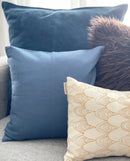 Mongolian Fur Pillow -Brown