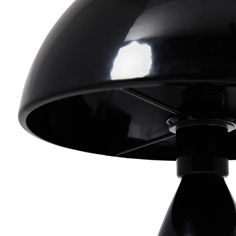 Arcata Mushroom Lamp -Black