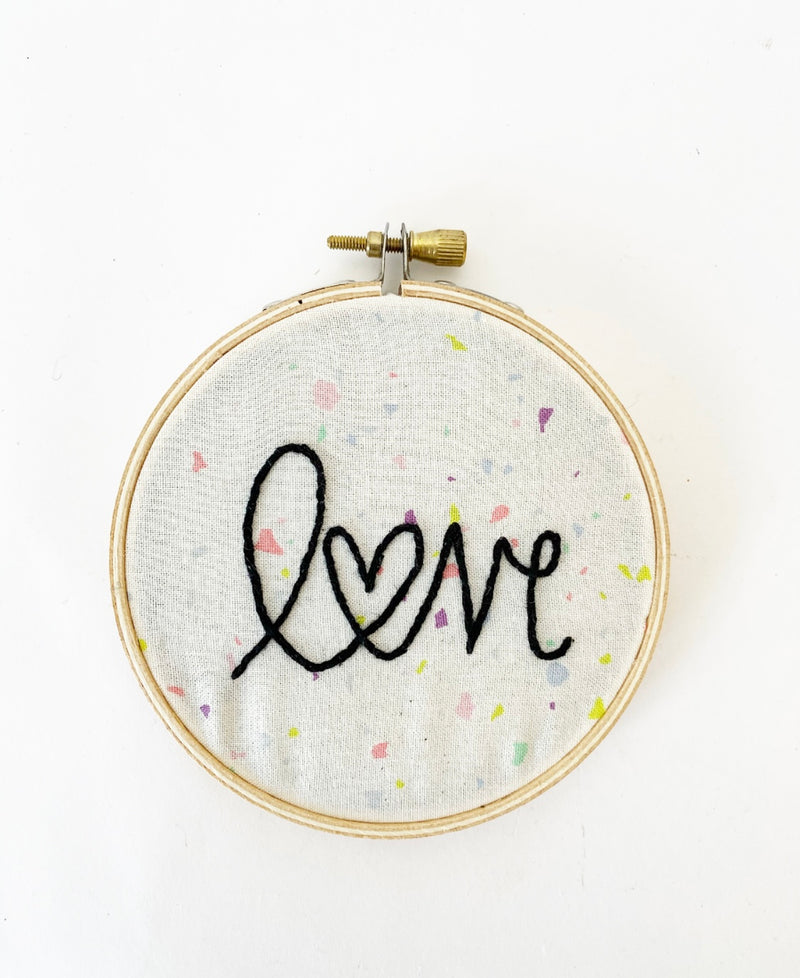 DEAR HOME - Eternal Love Embroidery Hoop Art | hipicon