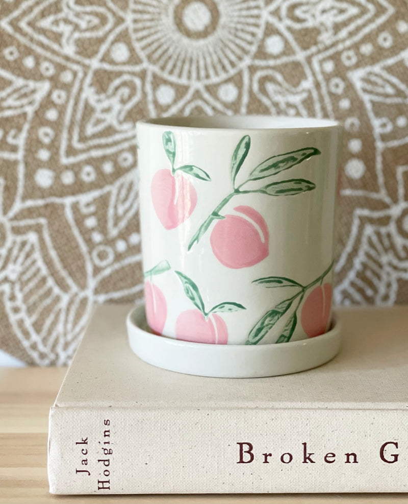 Peachy Keen Plant Pot