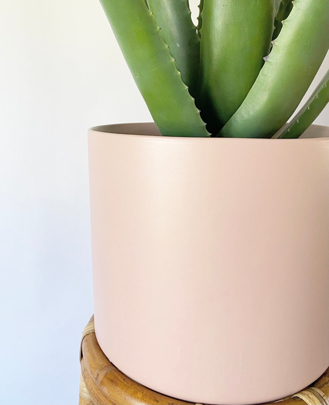 blush pink plant pot Kendall Pink Pot Collection