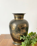 Etched Brass Vases