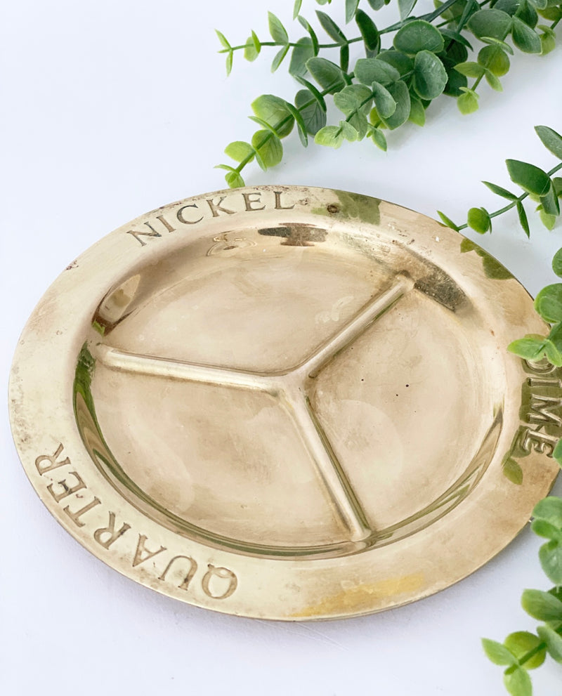 Brass Coin Dish