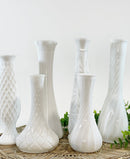 Assorted Milk Glass
