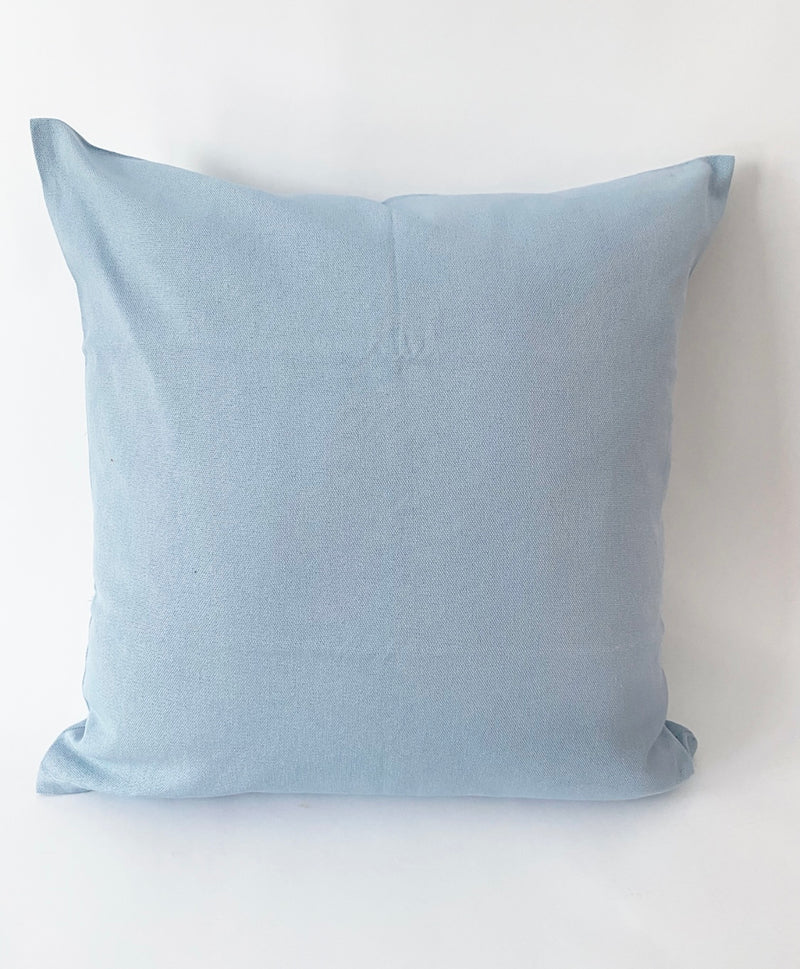 Canvas Pillow Cover -Blue