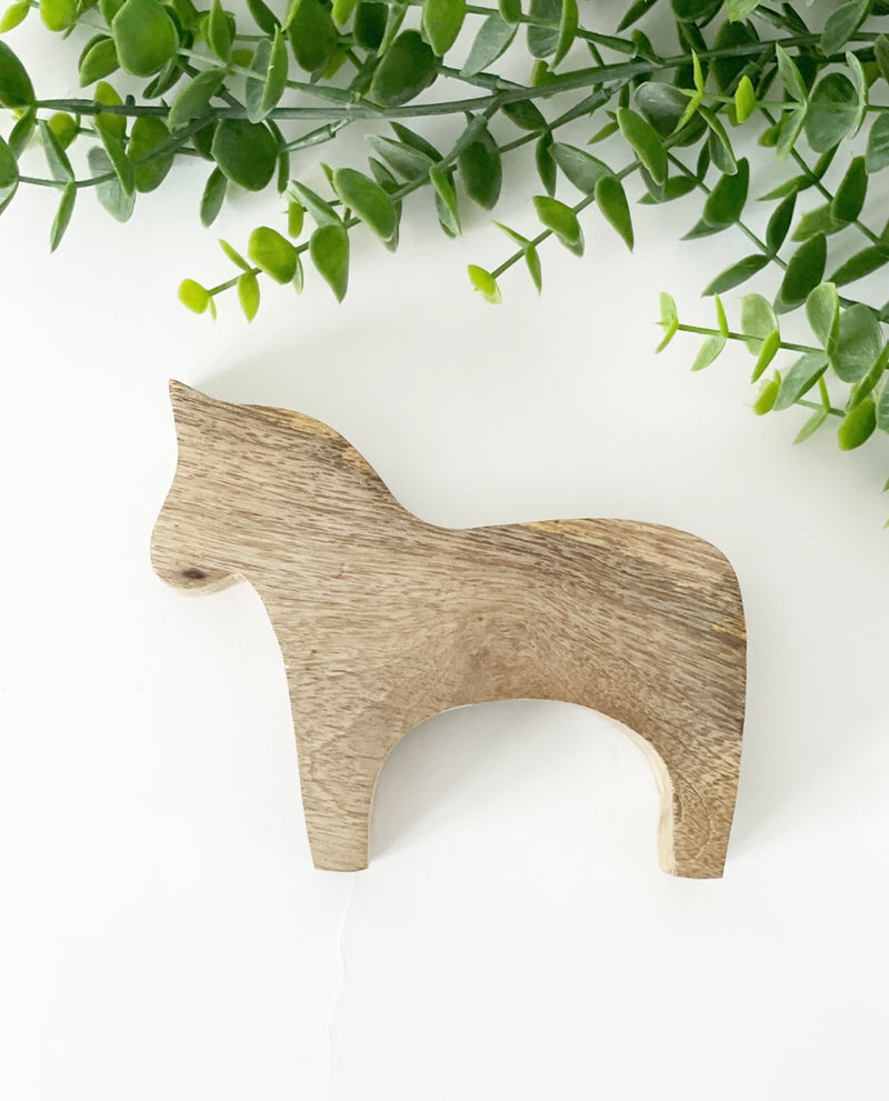 Natural Wooden Horse