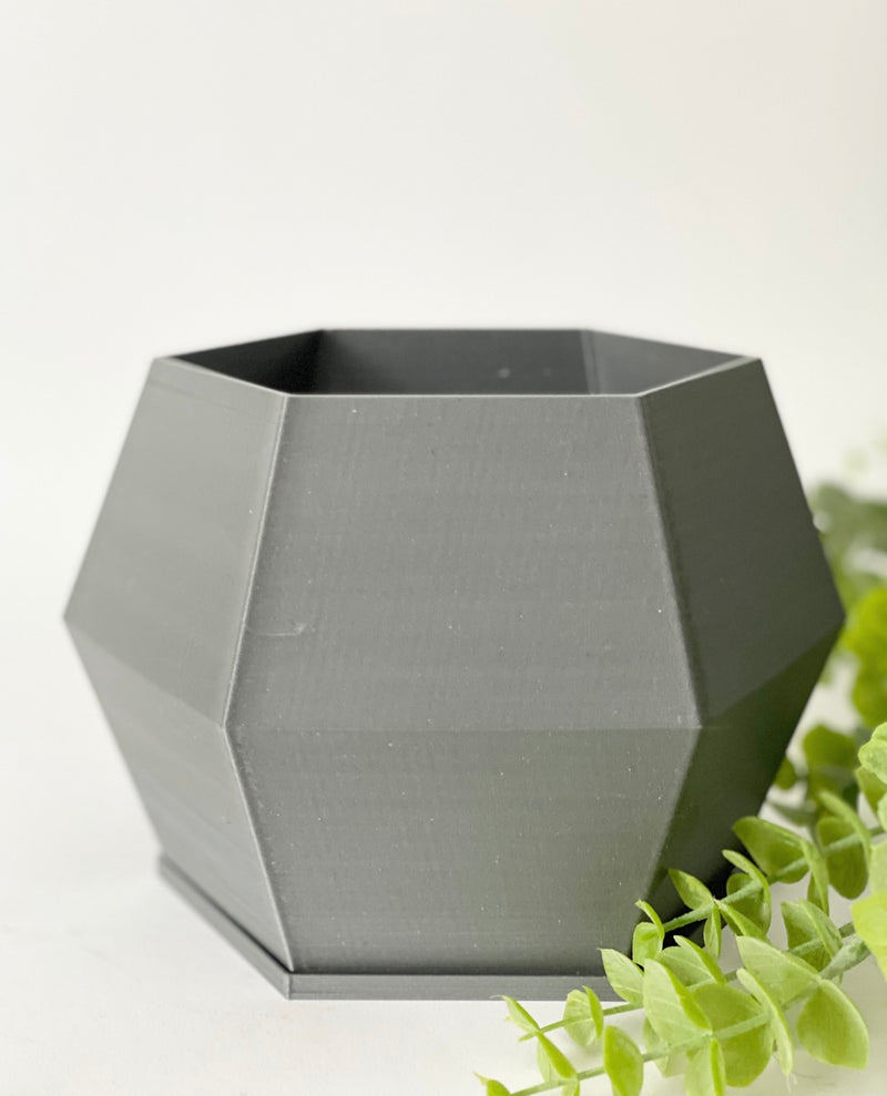 Sijo Plant Pot -Grey
