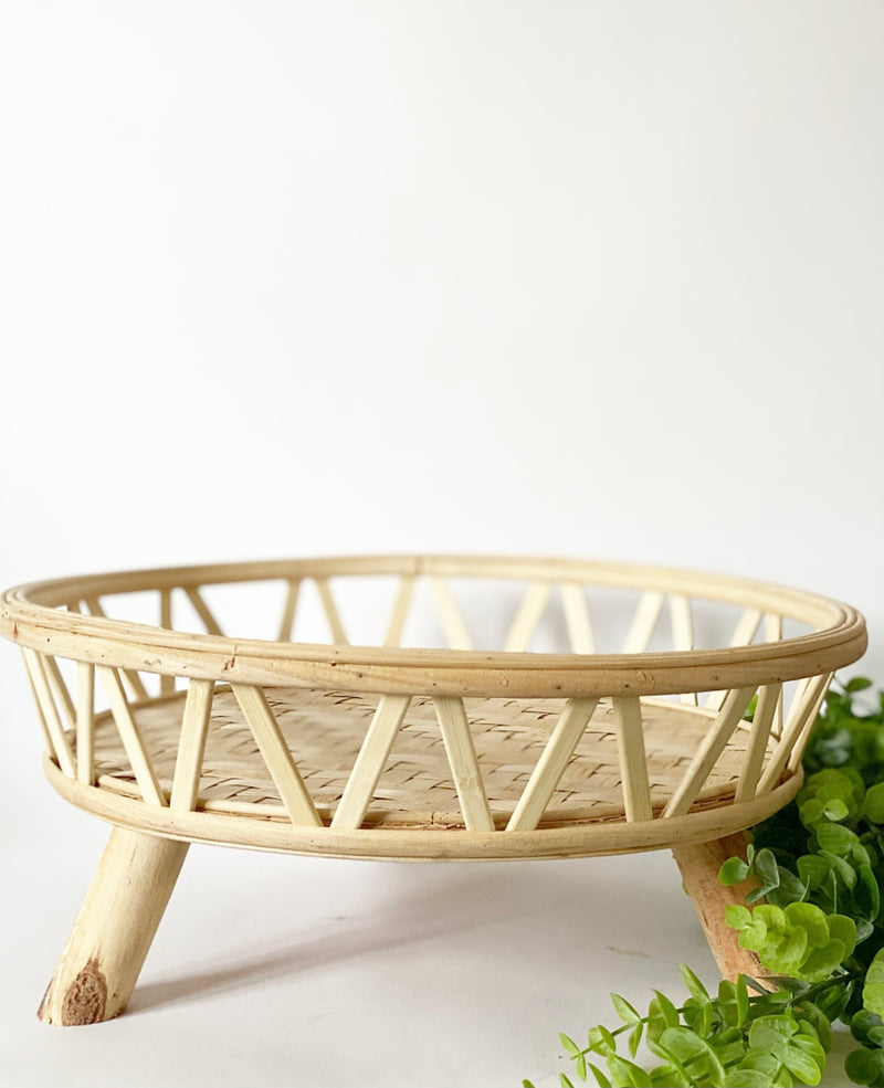 Bonnie Bamboo Tray with Legs