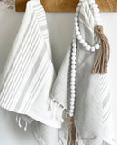 S/2 Turkish Towels -Grey