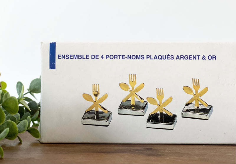 Cutlery Place Card Holders S/4