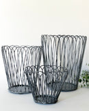 Iron Basket Planters
