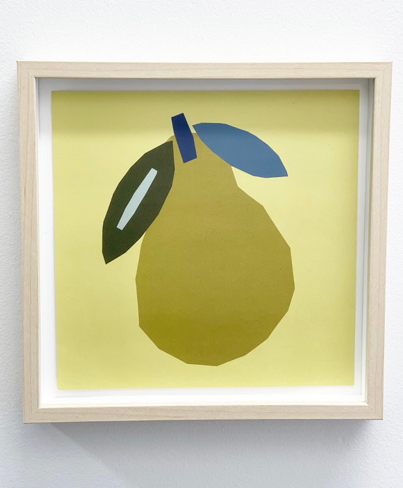 Friendly Pear Art Print