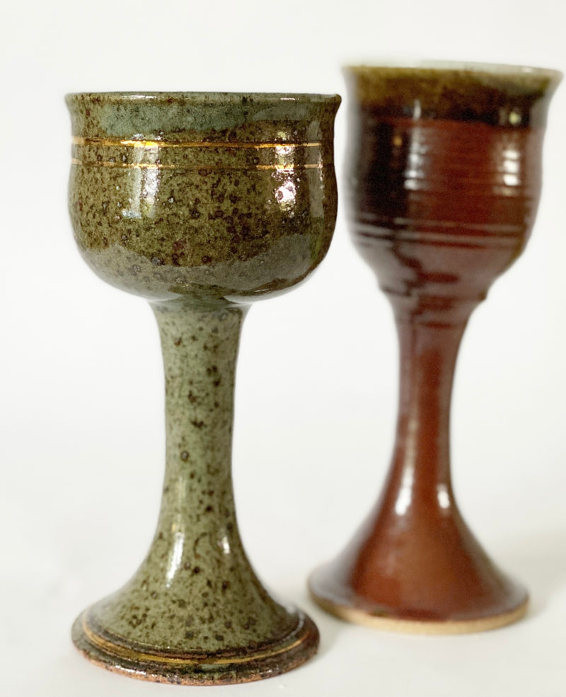 Single Pottery Goblets