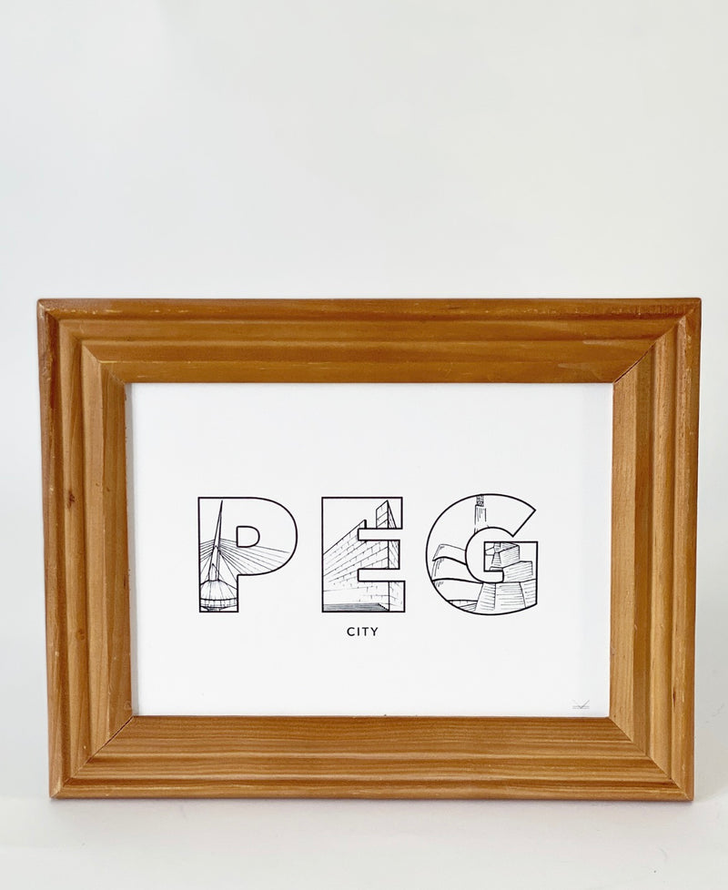 KSP Framed Peg City Art Print