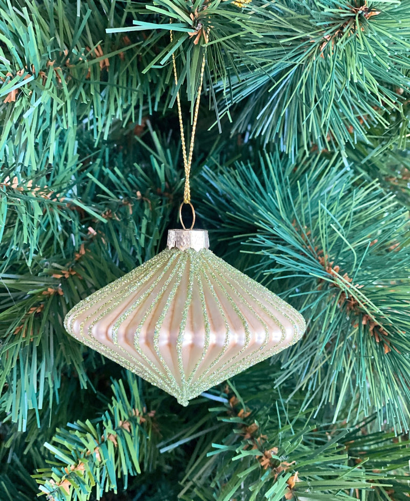 S/3 Onion Ornaments  -Green