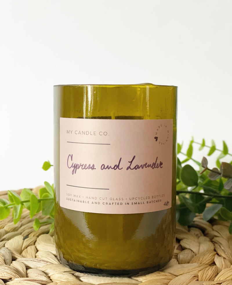 Cypress and Lavender Soy Candle