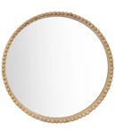 Hobnail Wooden Mirror