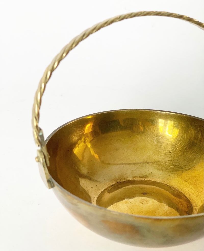 Brass Dish with Handle
