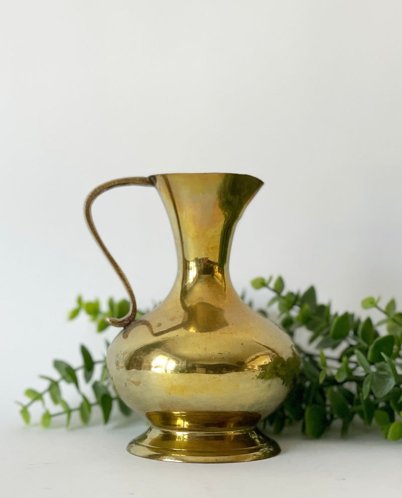 Brass Pitcher Vase