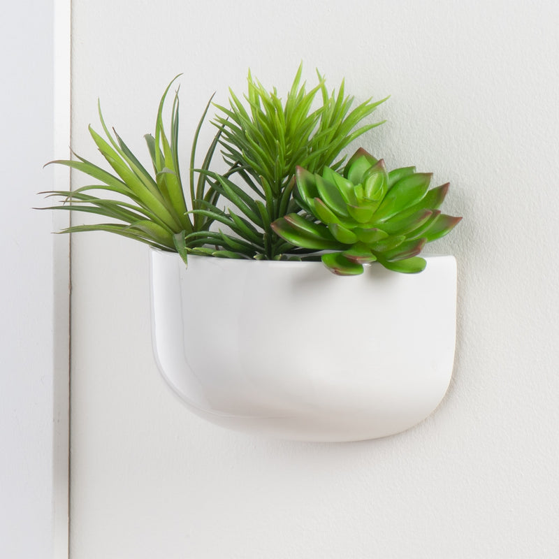Centra Wall Planters -White